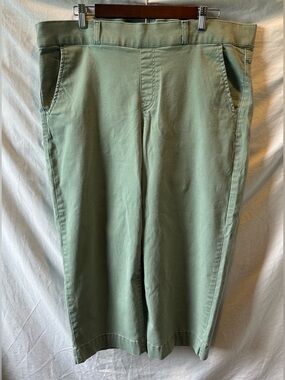 Women’s Gloria Vanderbilt Green Straight-Leg  Capri Pants